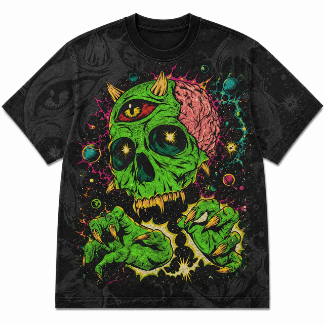 Street Zombie Slime Cotton T-Shirt