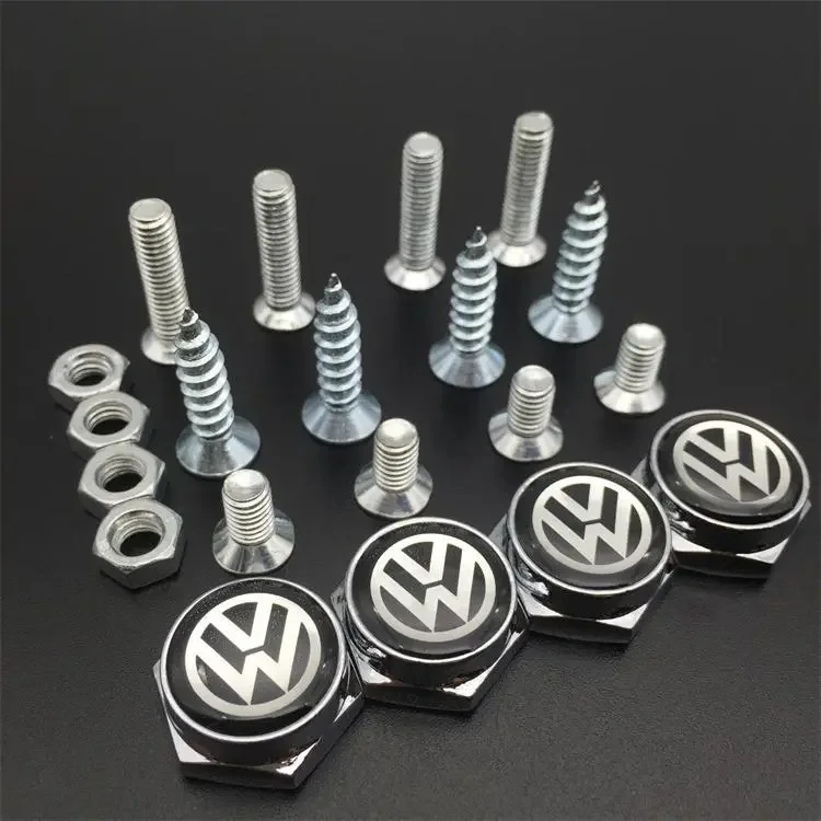 New stainless steel license plate bracket fasteners and screws