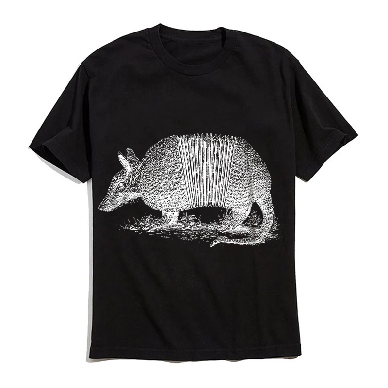 Hoover Hogs Armadillo animal T-shirt Unisex Graphic Tee 