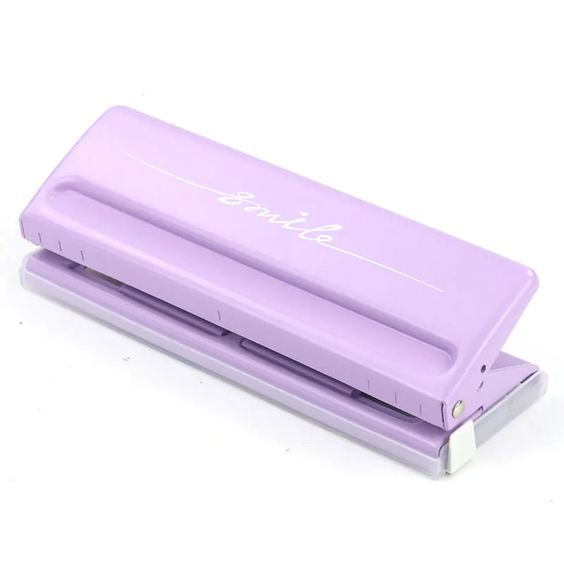 Metal 6 Hole Puncher A3/A4/A5/A6/B3/B4/B5 Loose-leaf Binding Supplies Standard Punch 6 Hole Adjustable Punch Office Stationery