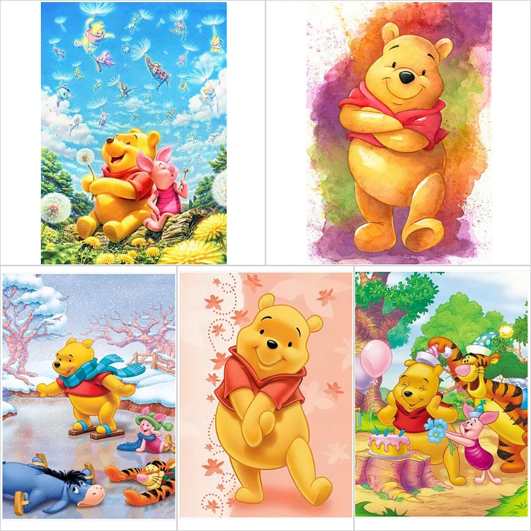 COMPLETED Winnie the Pooh Diamond Painting 