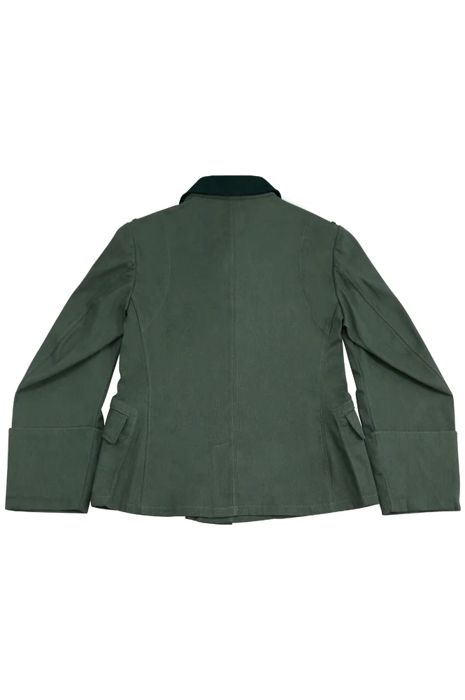   Elite German M1937 Officer Summer HBT Reed Green Field Tunic I German-Uniform