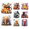 8pcs Halloween-11CT Stamped Cross Stitch Set 12.5*12.5cm/4.92*4.92in tapestrymarket