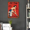 ZZ Top Girl - Vintage Metal Signs(8*12Inch)-Pin-up-girls