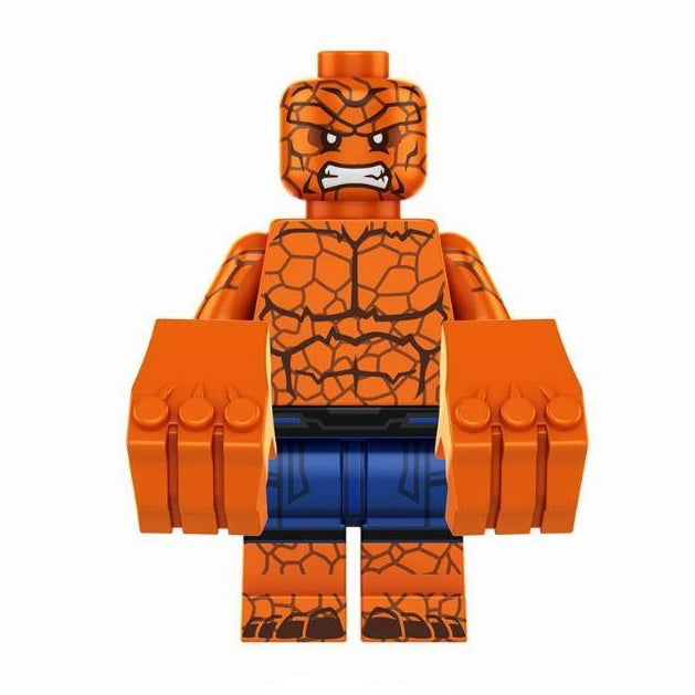 Thing (MCU) Custom Marvel Superhero Minifigure Minifigure Bricks monstertoys