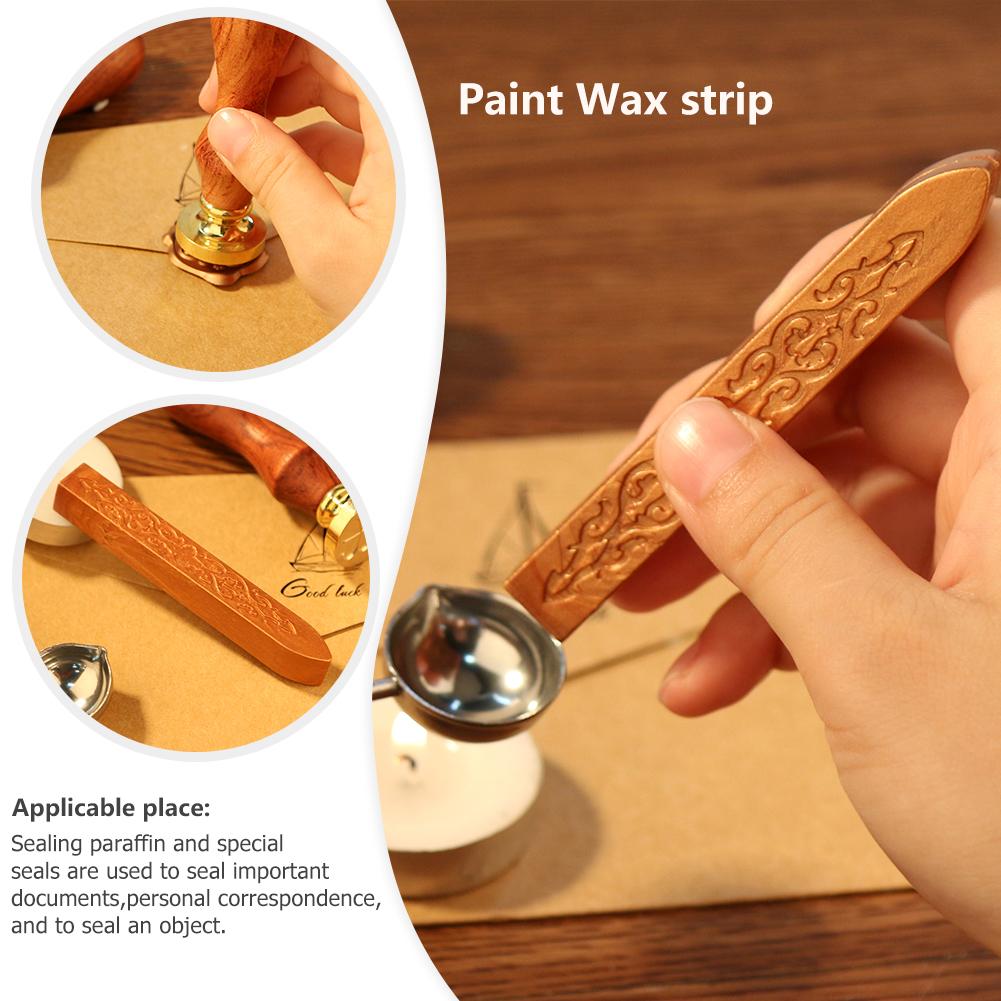 

1pcs Vintage Sealing Wax Stick, Gold, 501 Original