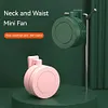 Mini Clip Fan Hanging Waist Neck Fan Girl Electric Air Cooling Fan 900mah USB Le