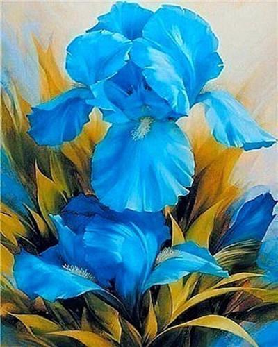 

Spring Blue Flower – Paint By Numbers - 40*50CM, 501 Original