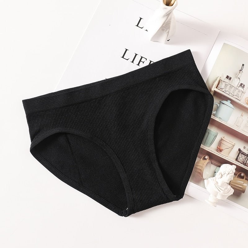 Sexy Panties Briefs For Women Cotton Panties Sexy Underpants Seamless Underwear Comfort Ladies Brief Lingerie Solid Underwear