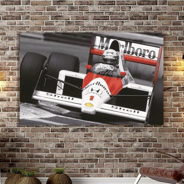 Ayrton Senna Formula One F1 Legend McLaren Canvas Art