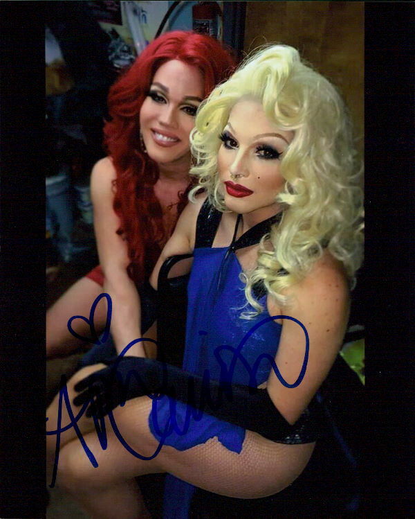 April Carrion (RuPaul's Drag Race) signed 8x10 Photo Poster painting In-person