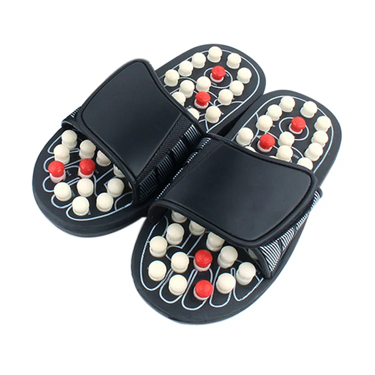 Acupoint Massage Slippers Chinese Acupressure Therapy Rotating Health Shoes-Annaletters