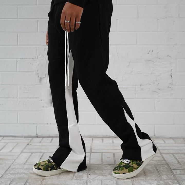 Loveciss®/ Fashionable Contrasting Casual Street Style Flared Trousers