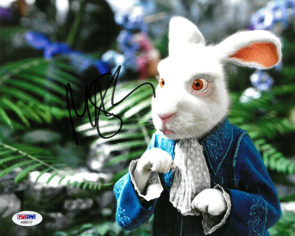 Michael Sheen Signed Alice in Wonderland Autographed 8x10 Photo Poster painting PSA/DNA #AB88737