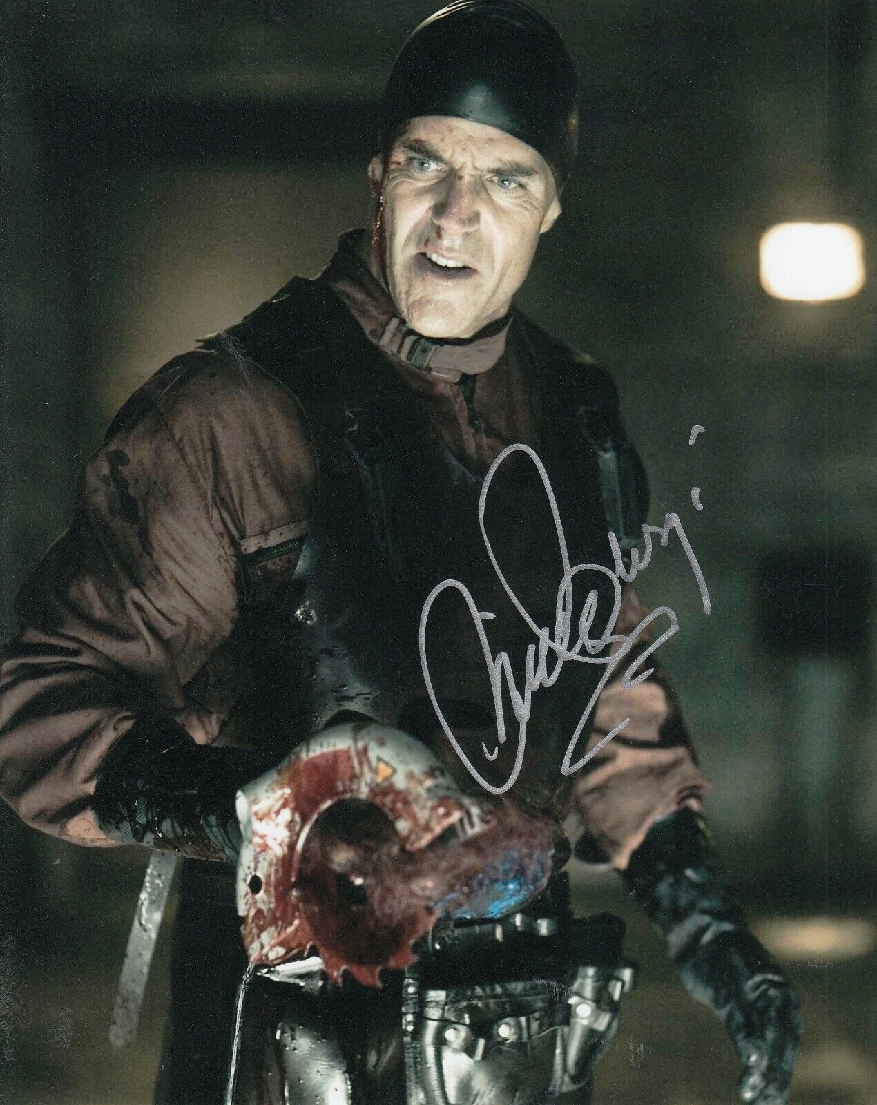 RICHARD BURGI signed (HOSTEL: PART II) Horror Movie 8X10 Photo Poster painting *TODD* W/COA