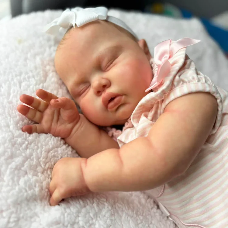 20" Handmade Lifelike Reborn Hand-Painted Hair Baby Girl Named Lasilon：Realistic Reborn Baby Dolls By Rsgdolls®