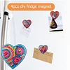 4pcs Diamond Painting Cartoon Refrigerator Magnets Sticker Kit