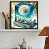 Diamond Painting-DIY Full Round Drill Dandelion Cube