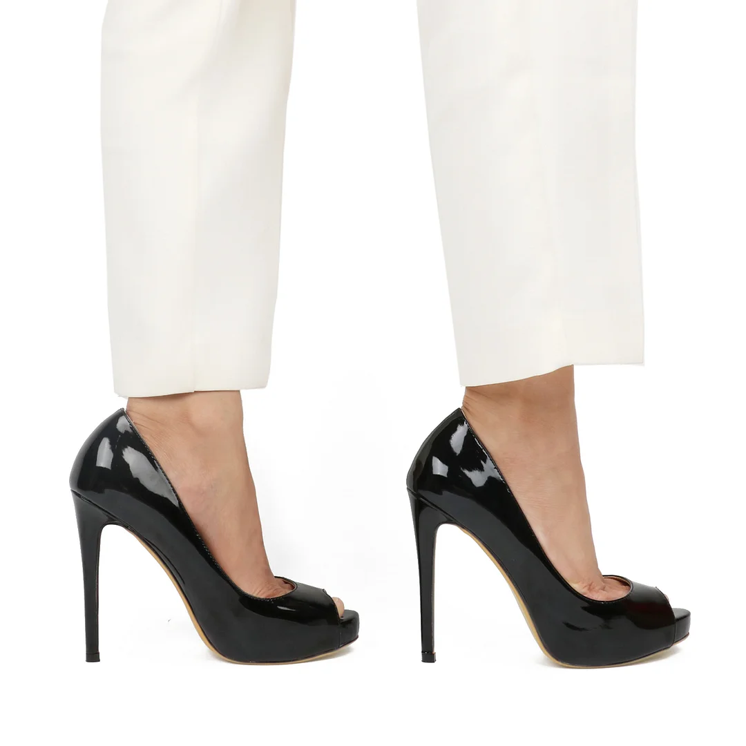 4.72'' Women's Platforms Heels Party Wedding Gradient Pumps-MERUMOTE