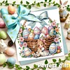 12PCS Diamond Painting Happy Easter Greeting Card Kit for Birthdays Thanksgiving & Special Occasion