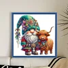 Christmas Yak Gnome-11CT Stamped Cross Stitch 50*50cm/19.69*19.69in