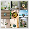 Acrylic Pendant Window Porch Home Decoration Double-Sided Pattern Chain Hanging Sign