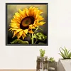 Sunflower-Full Round Diamond Painting 30*30CM