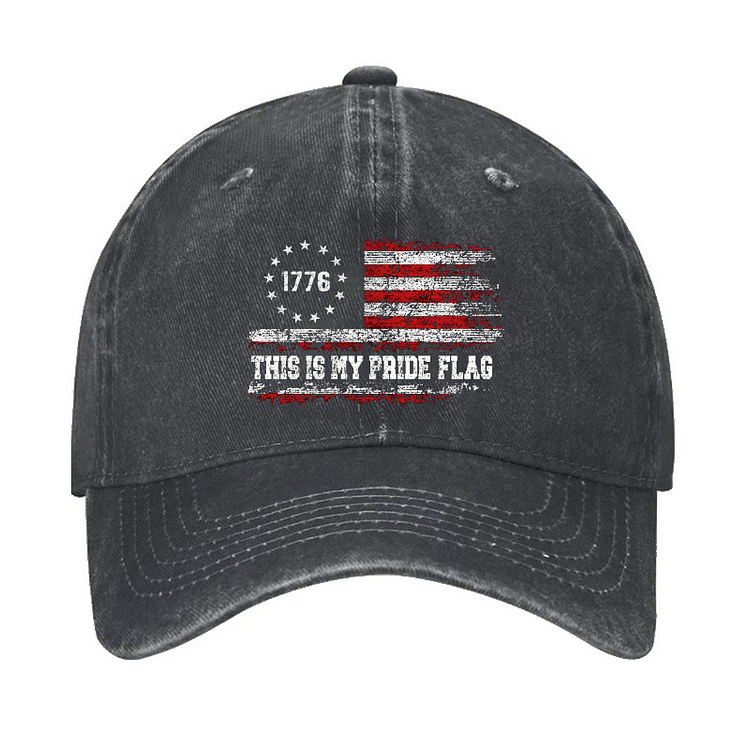 This Is My Pride Flag 1776 Star Flag Print Hat