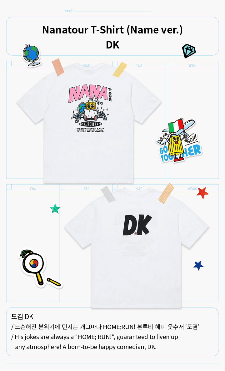 SEVENTEEN Nanatour T-Shirt (Name ver.) DK