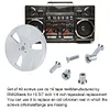 24Pcs NAB Hub Take Up Reel Screw Set 10.5in 1/4in Reel Tape for 3M AMPEX RMGI