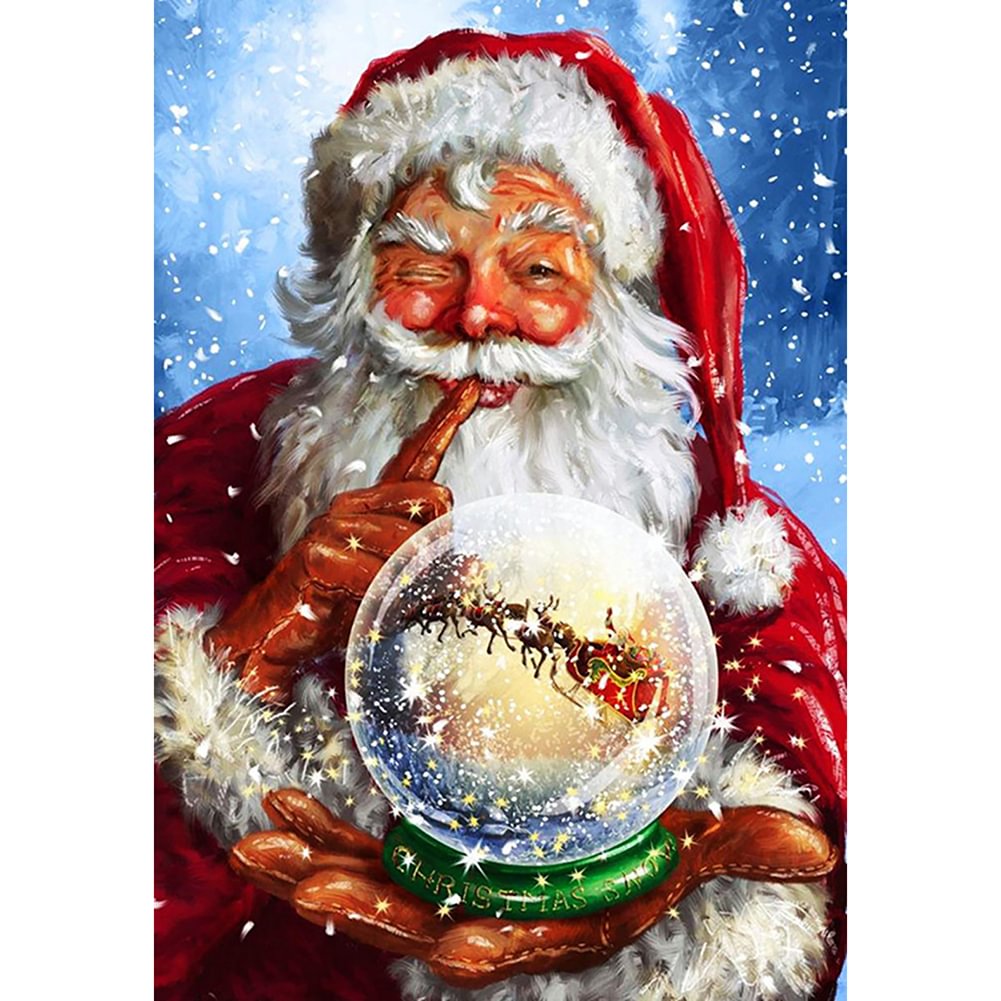 Santa Claus - Full Round - Diamond Painting(30*40cm)