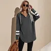 Mid-length Thin Loose Hooded Sweatshirt