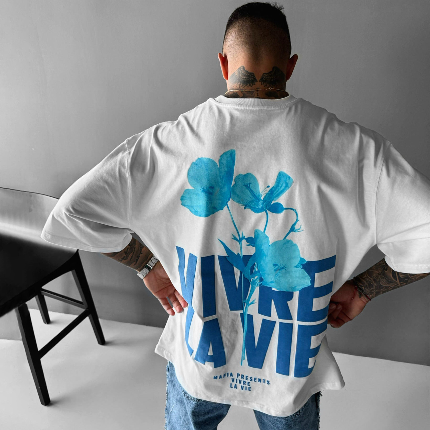 Oversize Vivre La Vie T-shirt