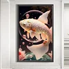 Diamond Painting-DIY Full Round Drill Fish(40x65cm)