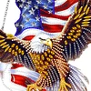Diamond Painting Acrylic American Eagle Hanging Pendant