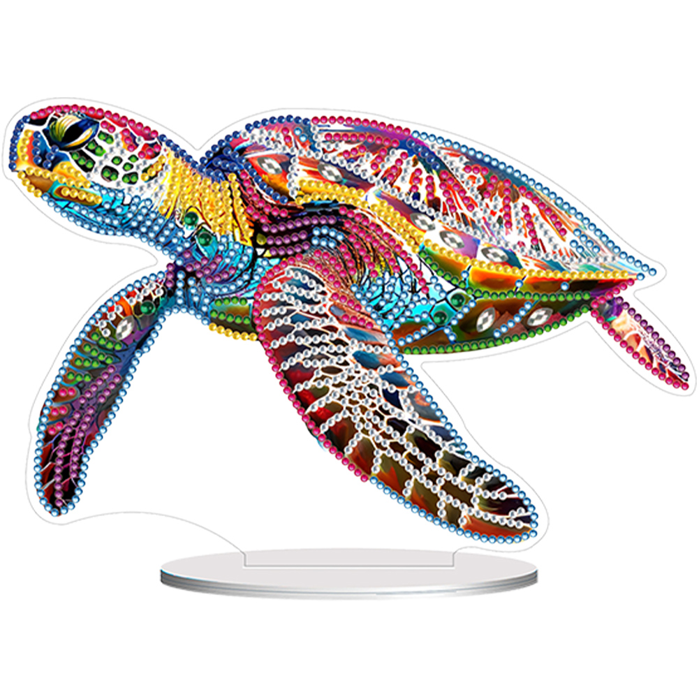 DIY Acrylic Diamond Painting Desktop Tabletop Ornament Sea Turtle-Guru-buzz