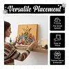 (25x25cm)DIY Pearl Painting Xmas Framed Handmade Pearl Material Art Kit Living Room Decor