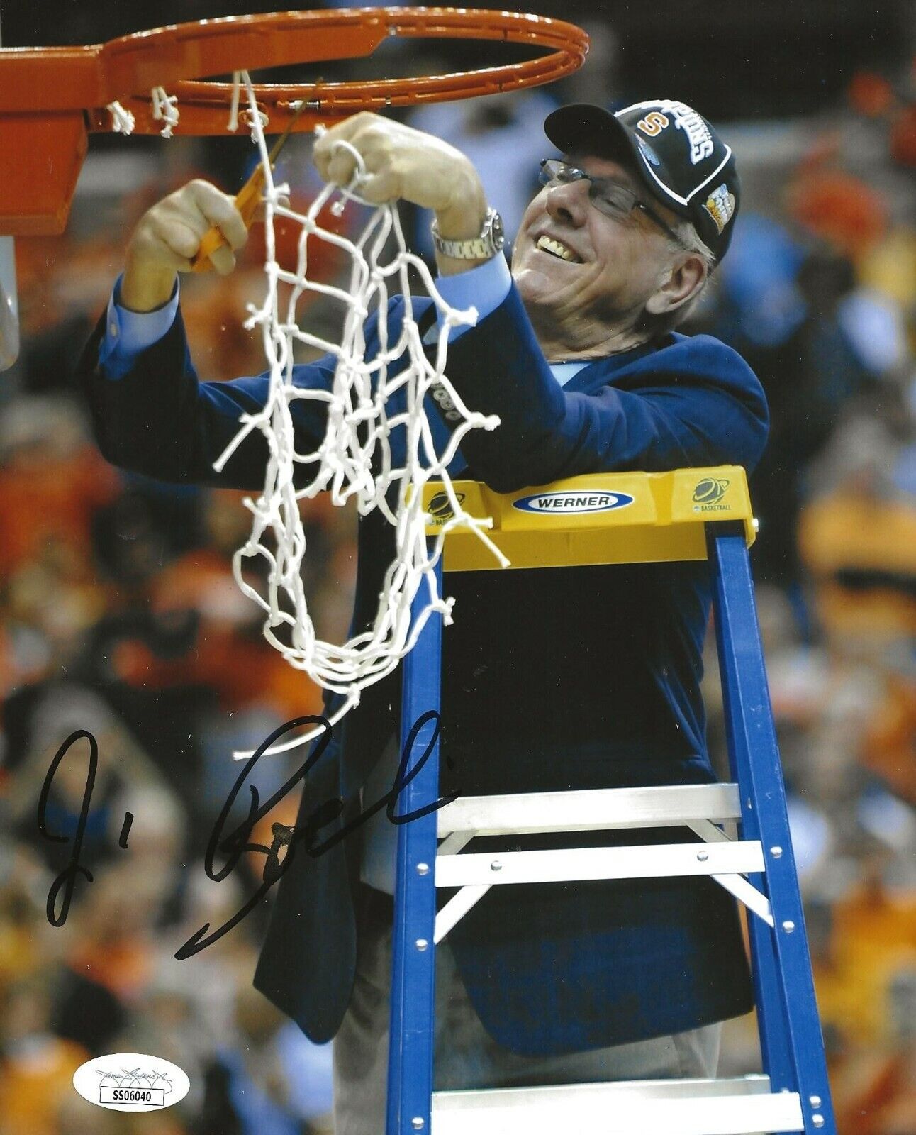 Jim Boeheim signed Syracuse Orange 8x10 Photo Poster painting autographed 2 JSA