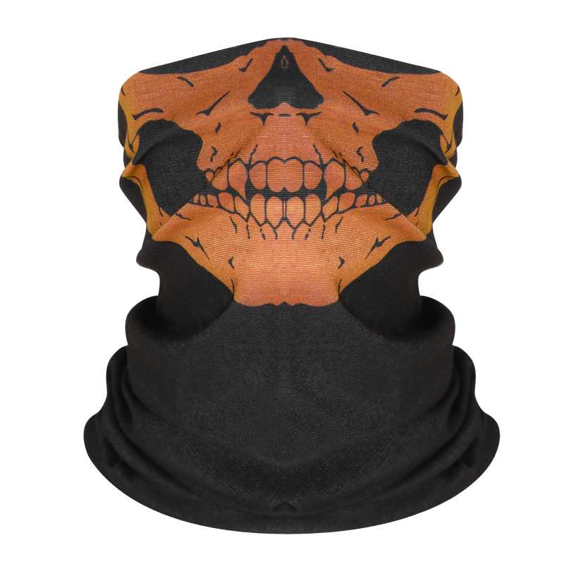 Goth Punk Skull Ice Silk Sunscreen Mask / TECHWEAR CLUB / Techwear