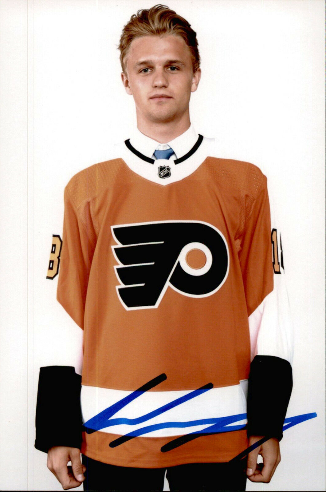 Adam Ginning SIGNED autographed 4x6 Photo Poster painting PHILADELPHIA FLYERS #3