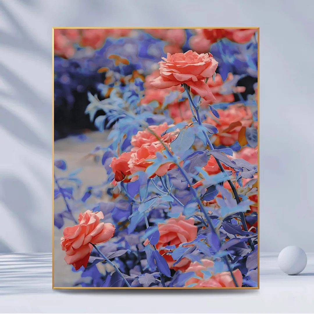 Diamond Painting - Full Round Drill - Rose(30*40 - 40*50cm)