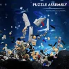 Deep-Sea Animal Mechanical Whale Building Blocks 2025 New Puzzle Assembly Model DIY Ornaments （No. 7 AA Battery）