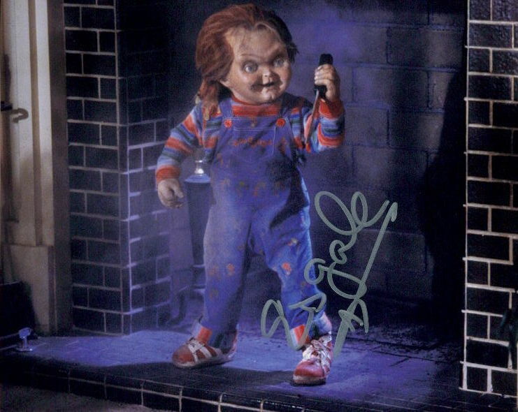 Ed Gale (Chucky Child's Play) signed 8x10 Photo Poster painting in-person