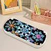 DIY Diamond Painting Pencil Case for Pens Brushes Accessories Travel Pencil Case
