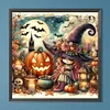 Diamond Painting-DIY Full Round Drill Halloween Pumpkin Girl