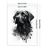 (Stamped/Counted) Labrador-11CT/14CT Cross Stitch 40*60cm(Big Size)