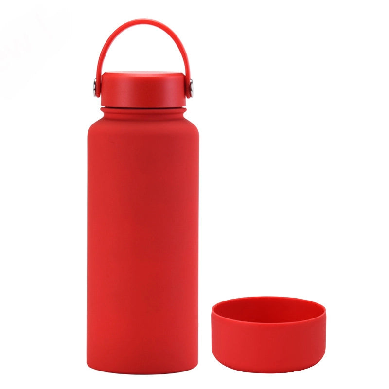 Casual Solid Color Stainless Steel Thermos Cup