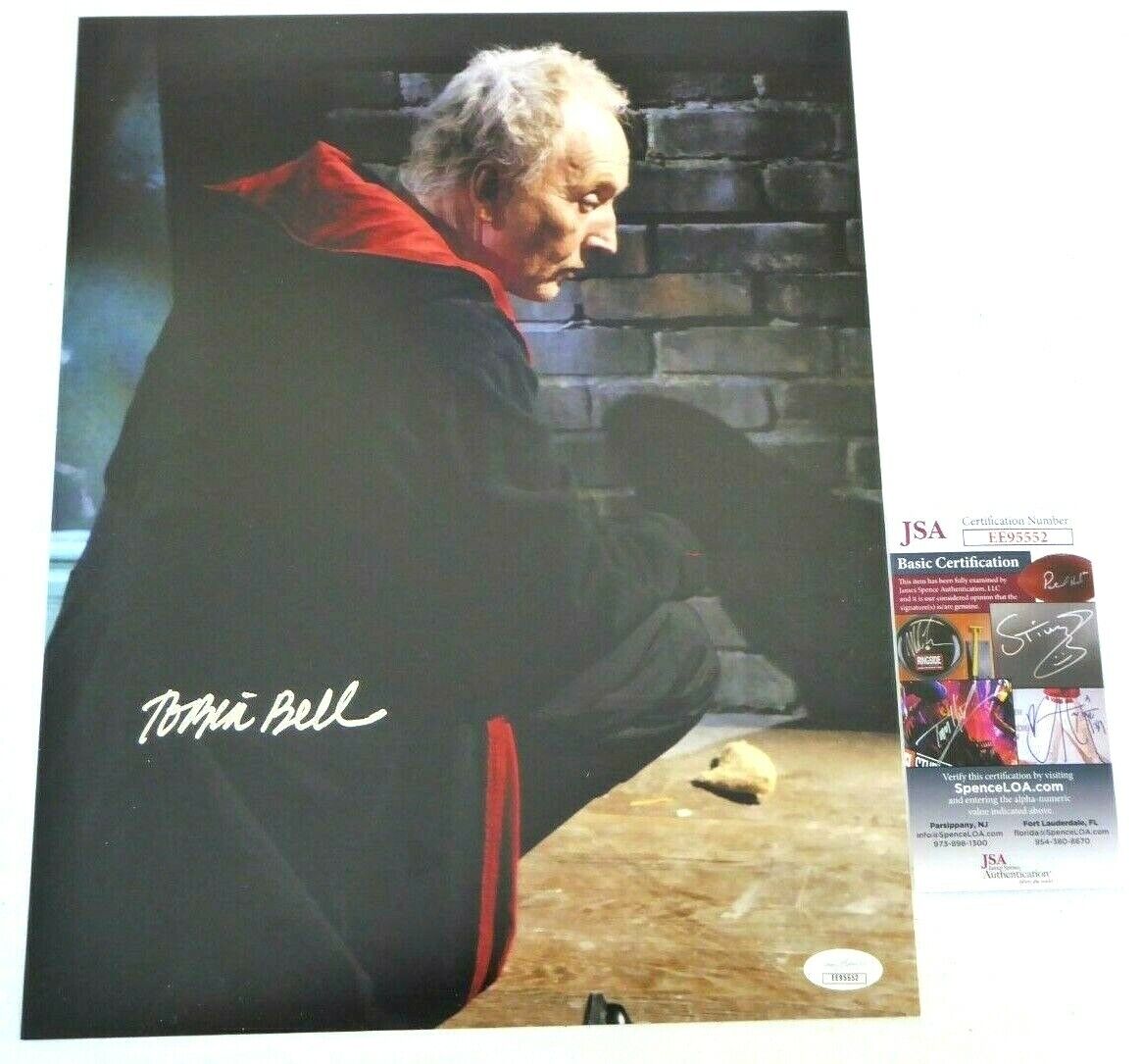 Tobin Bell Authentic Signed 11x14 Photo Poster painting Autographed, Saw, John Kramer, JSA COA