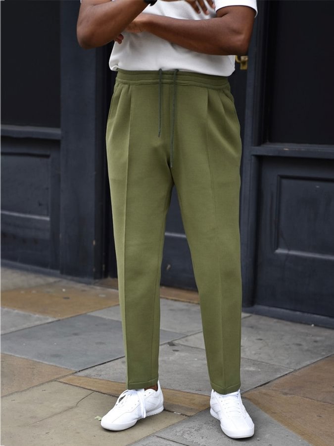 Men's casual Green Pants