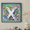Butterfly Flower X 5D Partial Drill DIY Diamond Painting Kit 30*30cm